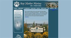 Desktop Screenshot of bayharbormarinaerie.com
